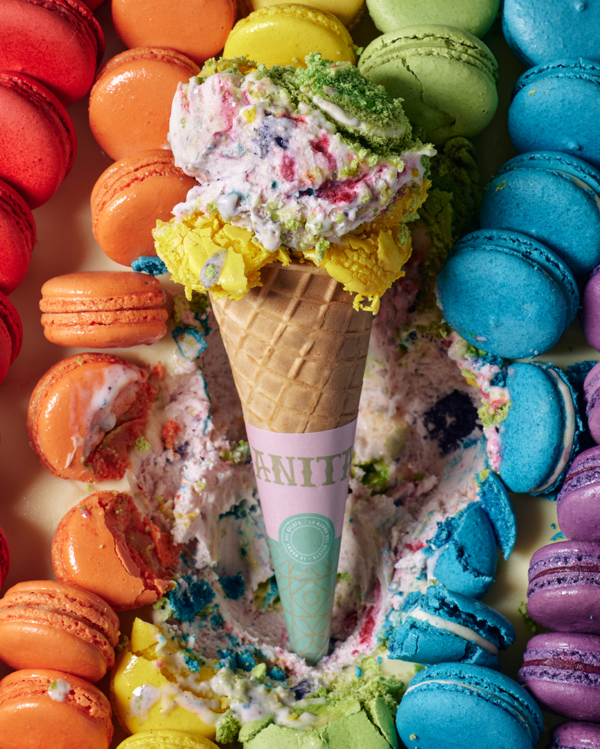 Anita Ice Cream on Cone